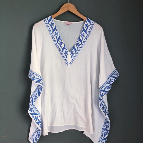 Victoria's Secret Other - Victoria secret swim cover up white V neck XS/S